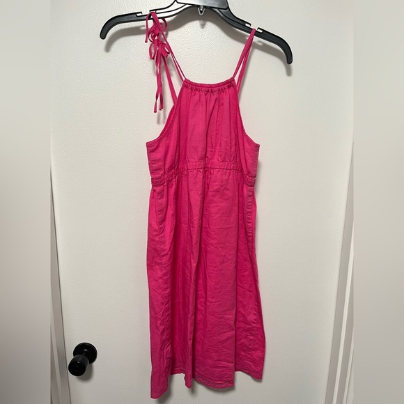 J Crew Pink Sleeveless Lace Front Mini Dress XS - Picture 3 of 3